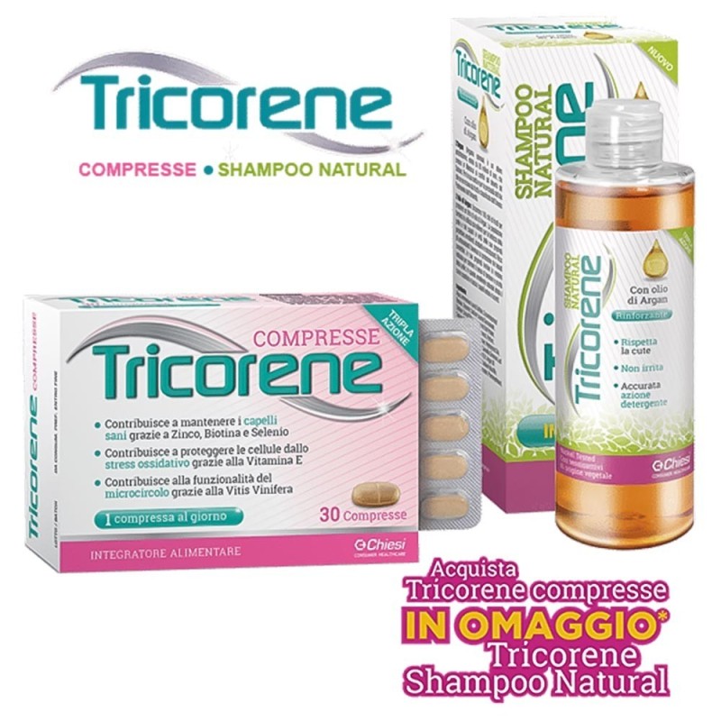 Tricorene compresse + shampoo natural