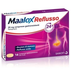 Maalox reflusso 20 mg compresse gastroresistenti Bruciore di stomaco | reflusso acido