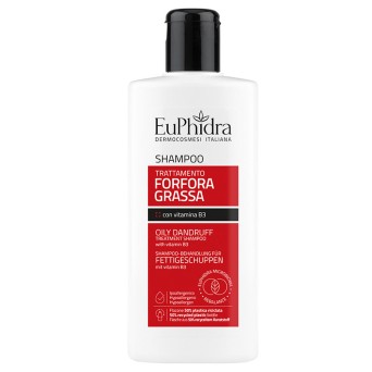 Euphidra
shampoo
trattamento forfora grassa
con vitamina B3
ipoallergenico