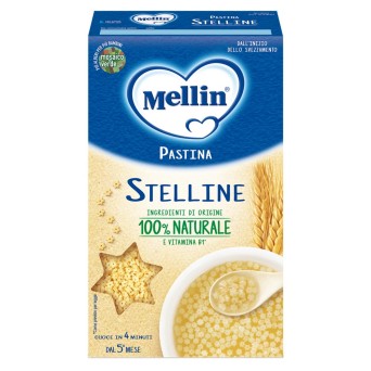 ellin
Pastina
stelline
Ingredienti di origine 100% naturale e vitamina B1