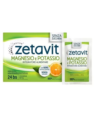 Zetavit magnesium and potassium without sugar 24 sachets