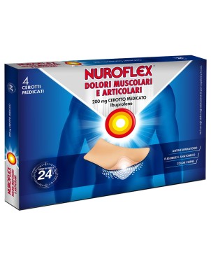 Nuroflex
dolori muscolari e articolari
200 mg cerotto medicato
ibuprofene