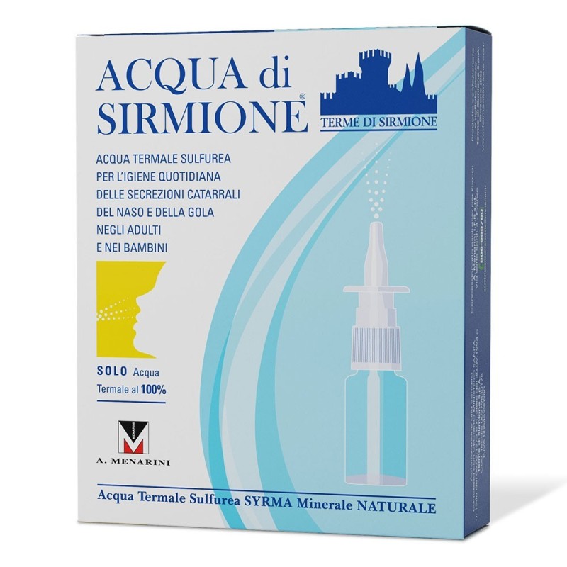 Menarini Acqua di Sirmione fluidificante per igiene nasale 6 Fiale -  Para-Farmacia Bosciaclub