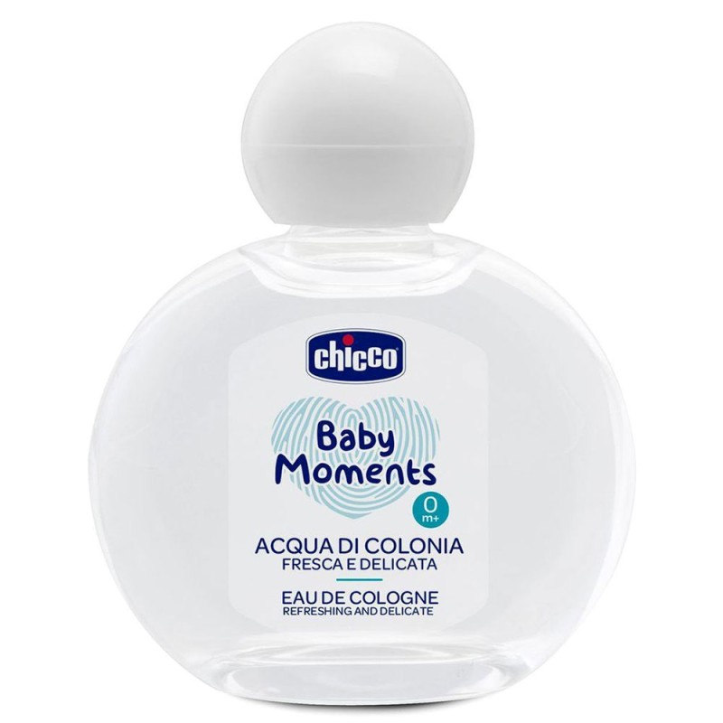Chicco
Baby Moments
Acqua di colonia
fresca e delicata
età consigliata 0+ mesi