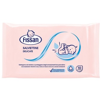 Fissan Delicate Pocket Travel Wipes 10 pieces