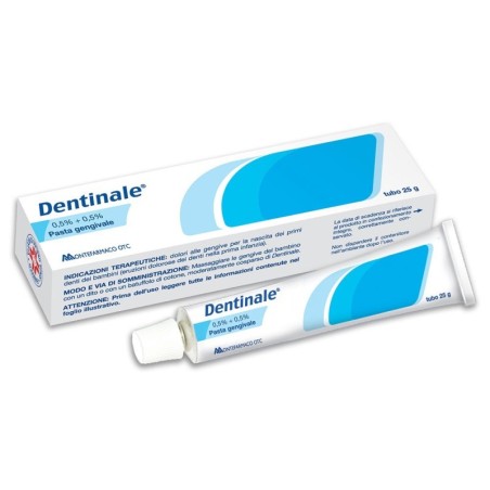 Dentinale
0,5% +0,5% pasta gengivale
tubetto da 25 g