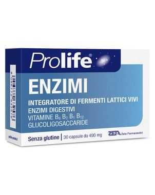 Prolife
enzimi
Integratore alimentare di fermenti lattici vivi
Enzimi digestivi, Vitamine B6 B2 B1 B12 - glucoligosaccaride