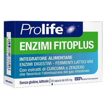 Prolife enzimi fitoplus 20 cápsulas