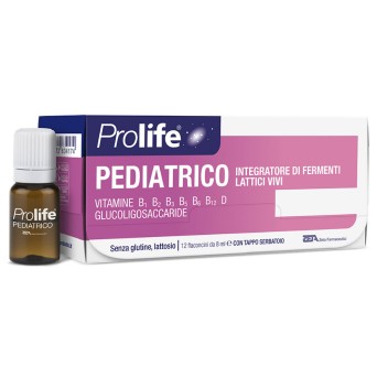 Prolife
pediatrico
Integratore alimentare di fermenti lattici vivi