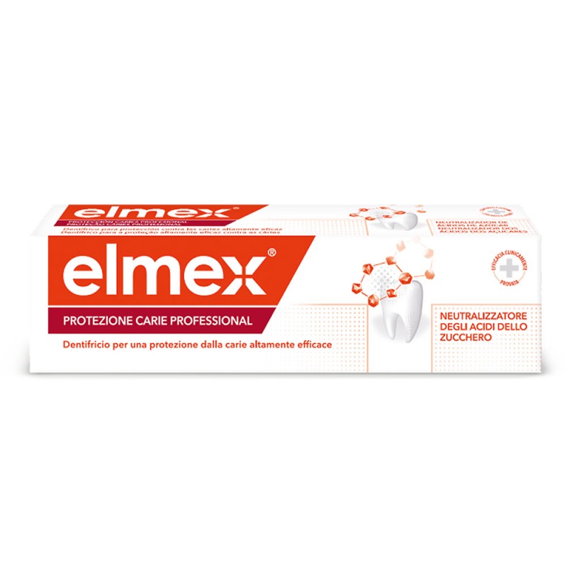 Elmex
Protezione Carie Professional
dentifricio per una protezione dalla carie altamente efficace