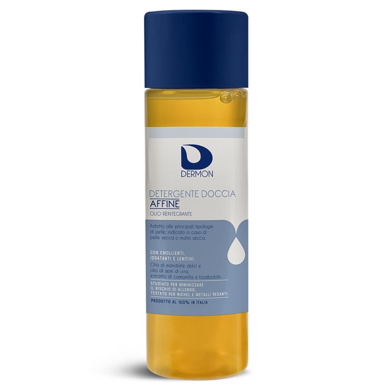 Dermon
Detergente Doccia Affine
olio reintegrante
Adatto alle principali tipologie di pelle