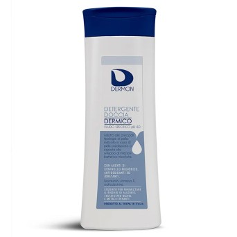 Dermon detergente doccia dermico fluido specifico pH 4,0 Adatto alle principali tipologie di pelle