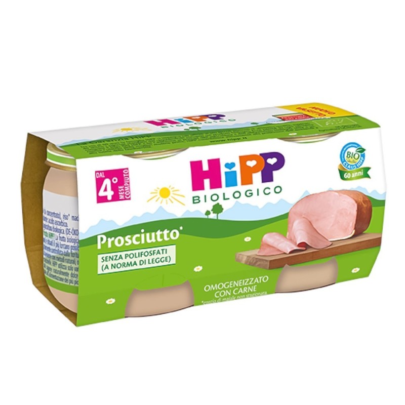 Hipp Biologico Jamón Homogeneizado 4 meses+ 2X80g