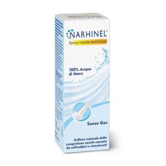 Narhinel
spray nasale ipertonico
100% acqua di mare
senza gas