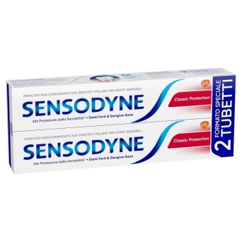Sensodyne
Classic Protection
dentifricio
24h protezione dalla sensibilità + denti forti & gengive sane