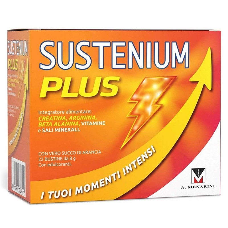 Sustenium
Plus
integratore alimentare creatina, arginina, beta alanina, vitamine e sali minerali