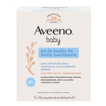 Aveeno baby oat soothing bath 5x21 g