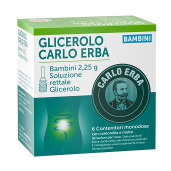 Glicerol Carlo Erba niños 2,25 g 6 envases