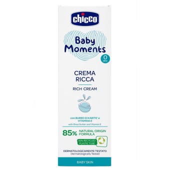 Chicco Baby Moments Crema Rica 100 ml