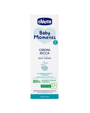 Chicco Baby Moments Crema Rica 100 ml