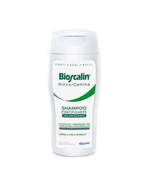 Bioscalin
Nova Genina
shampoo Fortificante Volumizzante
favorisce il benessere dei capelli del cuoio capelluto