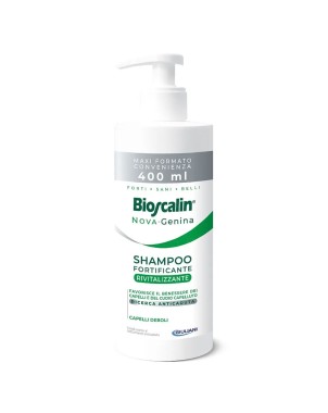 Bioscalin
Nova Genina
shampoo Fortificante Rivitalizzante
favorisce il benessere dei capelli e del cuoio capelluto