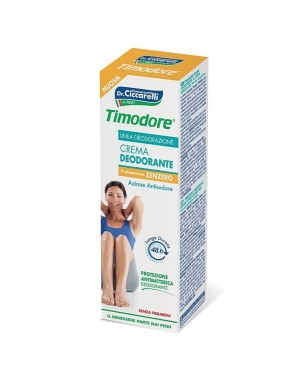 Timodore
Crema Deodorante
profumazione zenzero
azione antisudore
lunga durata 48