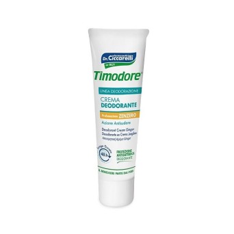 Timodore
Crema Deodorante
profumazione zenzero
azione antisudore
lunga durata 48