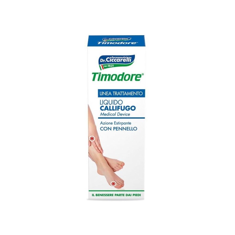 Timodore
Liquido Callifugo
azione estirpante
con pennello
Flaconcino da 12 ml