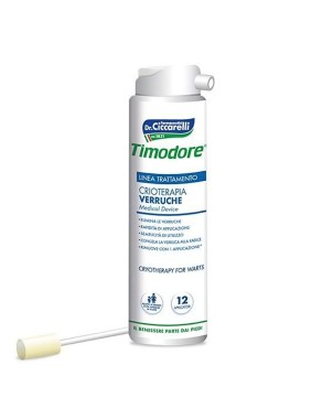 Timodore
Verruche crioterapia
Elimina le verruche | rapidità di applicazione | semplicità di utilizzo