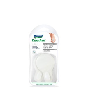 Timodore
Cuscinetto Plantare
azione protettiva, sicura ed efficace
gel in silicone con olio minerale
confezione 1 paio