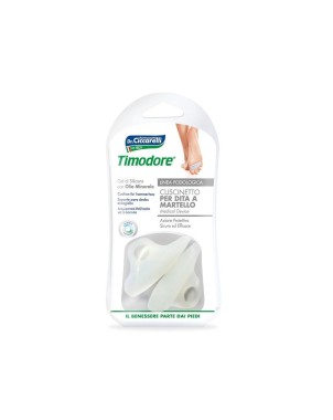 Timodore
Cuscinetto per dita a martello
azione protettiva, sicura ed efficace
gel di silicone con olio minerale