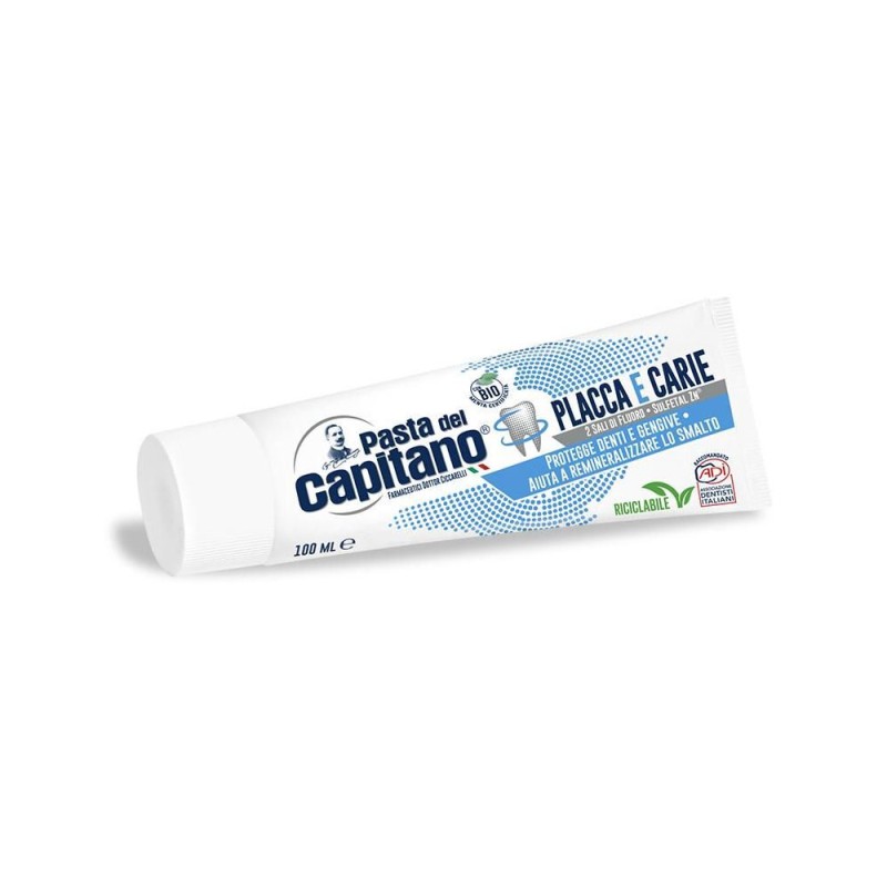 Pasta del Capitano Kit da Viaggio Tascabile - Spazzolino Da Denti Setole  Medie + Dentifricio Protezione Placca E Carie - Beauty Profumerie