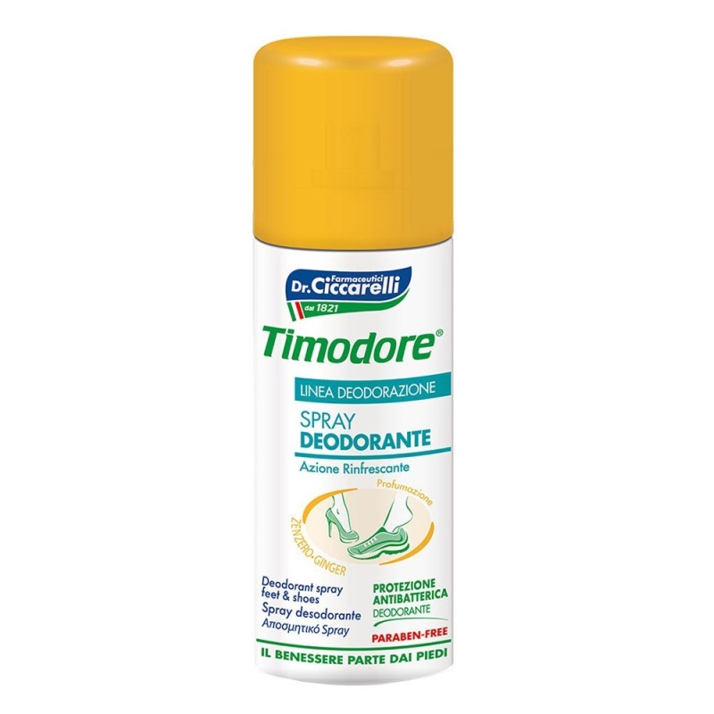 imodore
Spray deodorante
azine rinfrescante
Profumazione zenzero - ginger