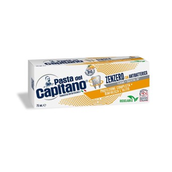 Pasta Del Capitano Zenzero Con Antibatterico pasta dental