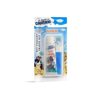 Pasta del Capitano Junior Kit viaggio dentifrice + brosse à dents