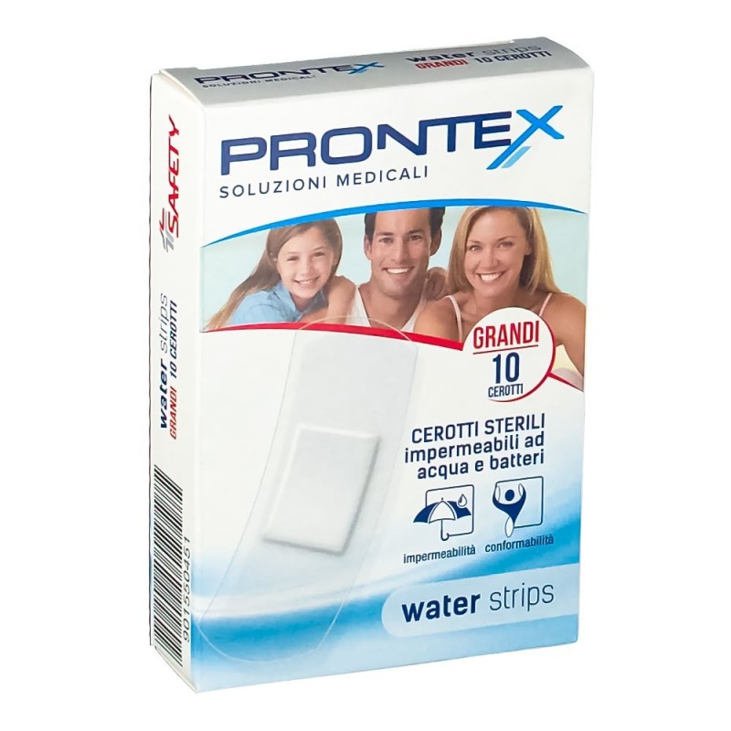 Prontex water strips cerotti grandi 10 pezzi