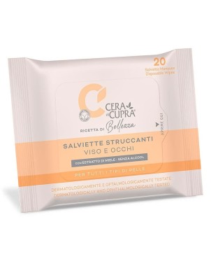 Cera di Cupra make-up remover wipes 20 pieces