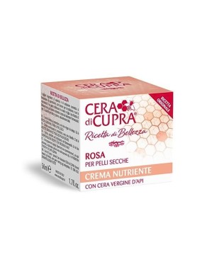 Cera di Cupra
Ricetta di bellezza
Rosa
crema nutriente
per pelli secche
con cera vergine d'api