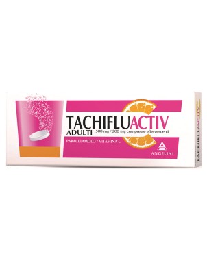 Tachifluactiv
adulti
500 mg + 200 mg compresse effervescenti
paracetamolo / vitamina C