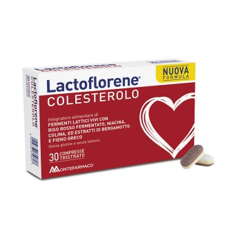 Lactoflorene Colesterolo 30 compresse Integratore alimentare utile per supportare il metabolismo dei lipidi