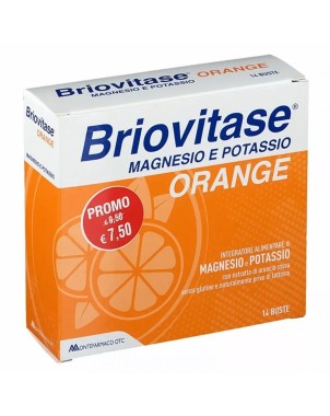 Briovitase
Magnesio e Potassio
Orange
con estratto di arancia rossa
senza glutine | naturalmente privo di lattosio