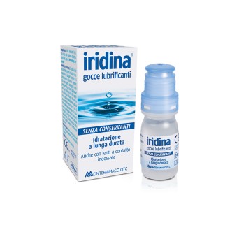 Iridina
gocce lubrificanti
idratazione a lunga durata
anche con lenti a contatto indossate