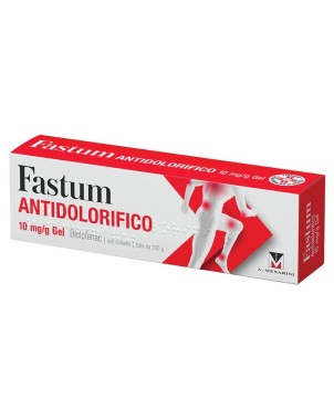 Fastum
Antidolorifico
10 mg/g gel
diclofenac
uso cutaneo
tubo da 100 g