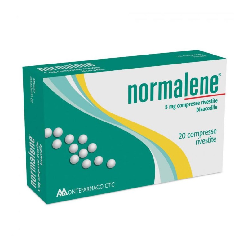 Normalene
5 mg compresse rivestite
stitichezza occasionale
aiuta il transito e l'espulsione delle feci
bisacodile