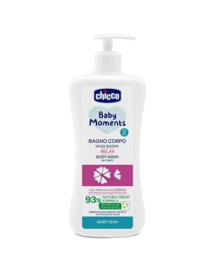 Chicco Baby Moments bain corporel relaxant 500 ml