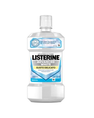 Listerine
advanced white
collutorio al fluoro
rimuove la macchie persistenti