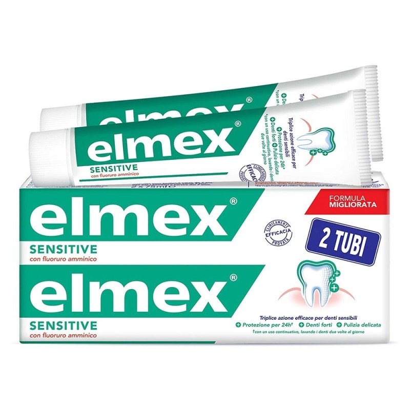 Elmex Sensitive Bitubo pasta de dientes 2x75ml