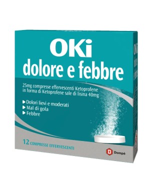 OKi
dolore e febbre
25 mg compresse effervescenti ketoprofene