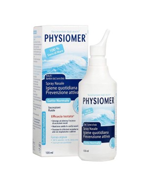 Physiomer
getto normale
100% siero di mare
spray nasale
igiene quotidiana, prevenzione attiva